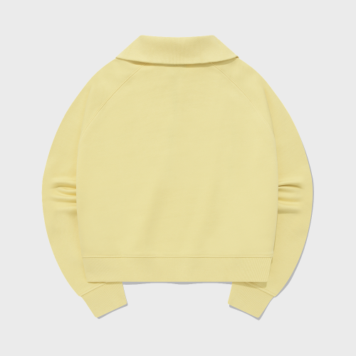 Женский свитшот на молнии до груди Yellow
