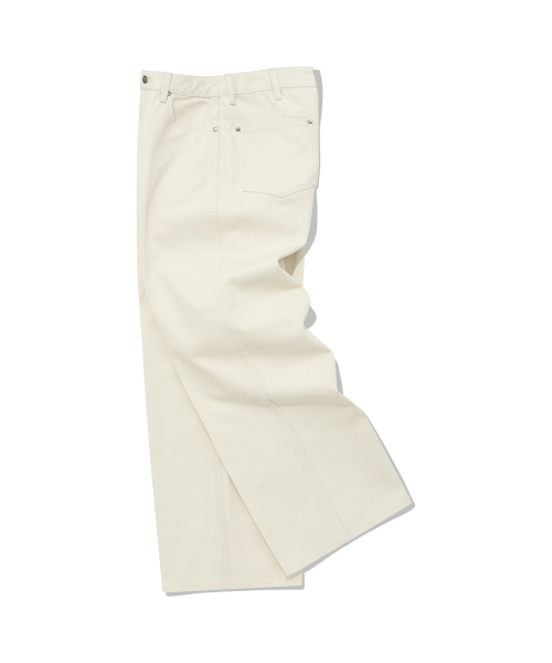 [COVERNAT X WRANGLER] Женские джинсы Original Straight Ivory