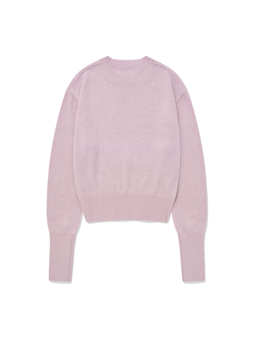 Женский кашемировый свитер с круглым вырезом Lavender