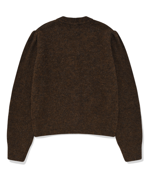 Женский пушистый кардиган Brown