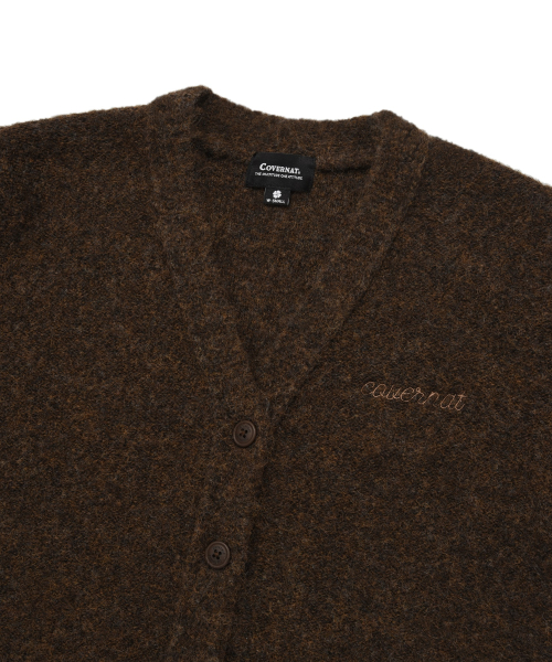 Женский пушистый кардиган Brown