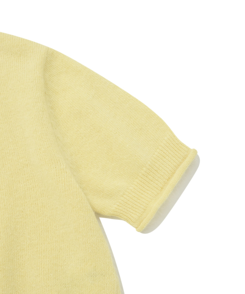 Женский ангоровый полуниткт с воротником Yellow