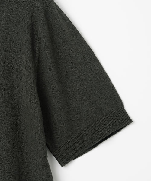 Трикотажное поло Block Half Collar [Khaki]