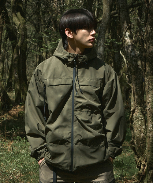 Длинная ветровка C7 Slider Khaki CJK110