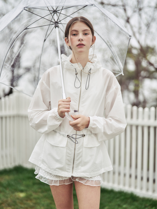 [BLUME] Прозрачная ветровка (White)