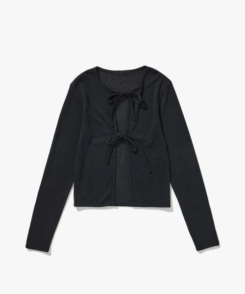 Кардиган с бантиком Sissel, Black