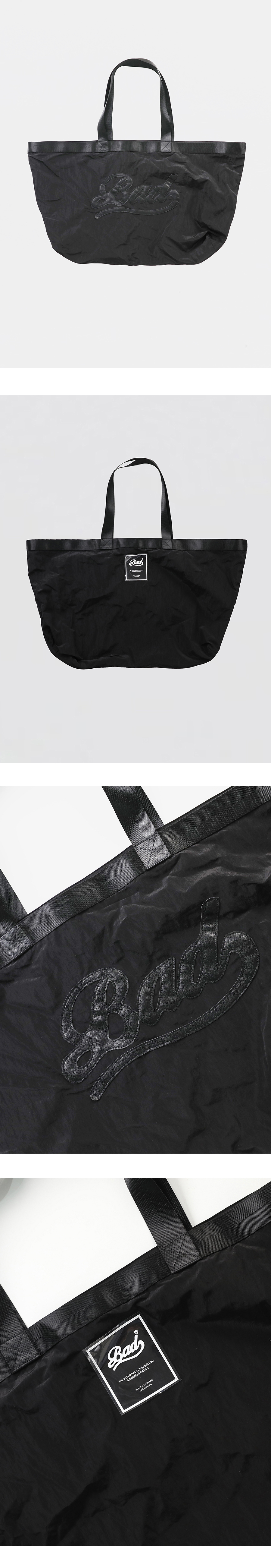BADBLOOD★韓国大人気 Bad Logo Nylon Shopper Bag MUSINSA公式 | BADBLOOD Bad Logo Nylon Shopper Bag - Black