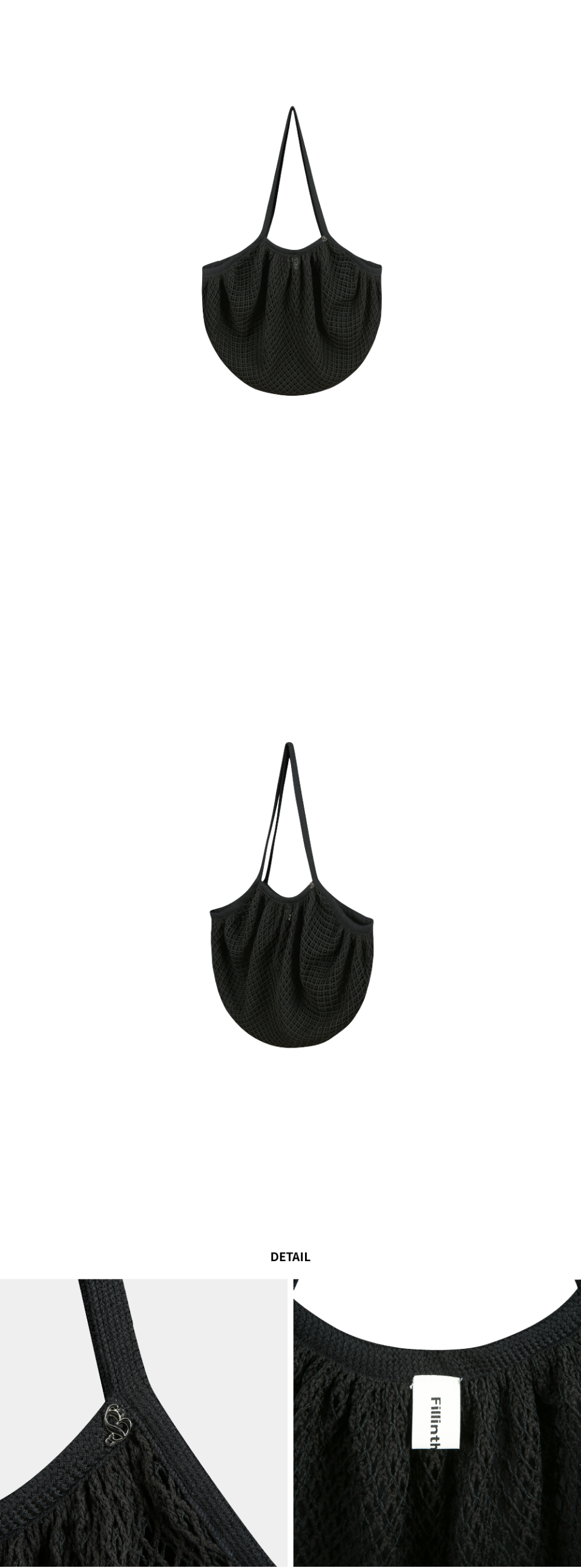 ★FILLINTHEBLANK★ Fish Crochet Bag black MUSINSA | FILLINTHEBLANK Fish Crochet Bag (black)