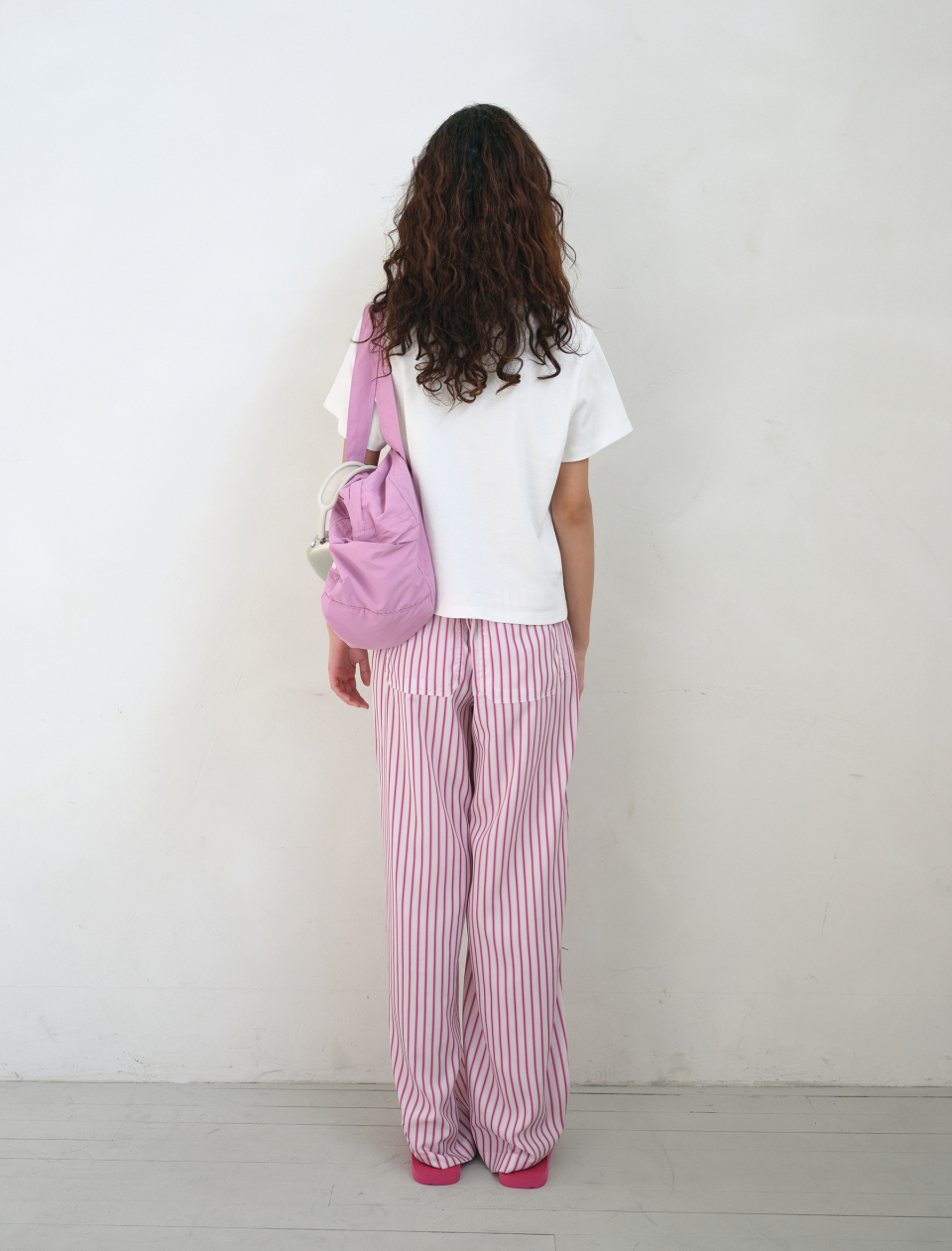 ◇ENZO BLUES◇ Spread Stripe Banding Pants Pink MUSINSA | ENZO BLUES Spread Stripe Banding Pants (Pink)