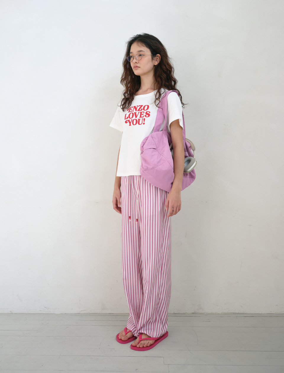 ◇ENZO BLUES◇ Spread Stripe Banding Pants Pink MUSINSA | ENZO BLUES Spread Stripe Banding Pants (Pink)