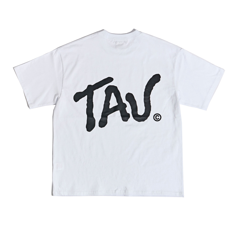 [SCHISM INDUCING] TAU MOTTO T SHIRT /追跡付 MUSINSA | SCHISM INDUCING TAU LOGO T SHIRT_WHITE