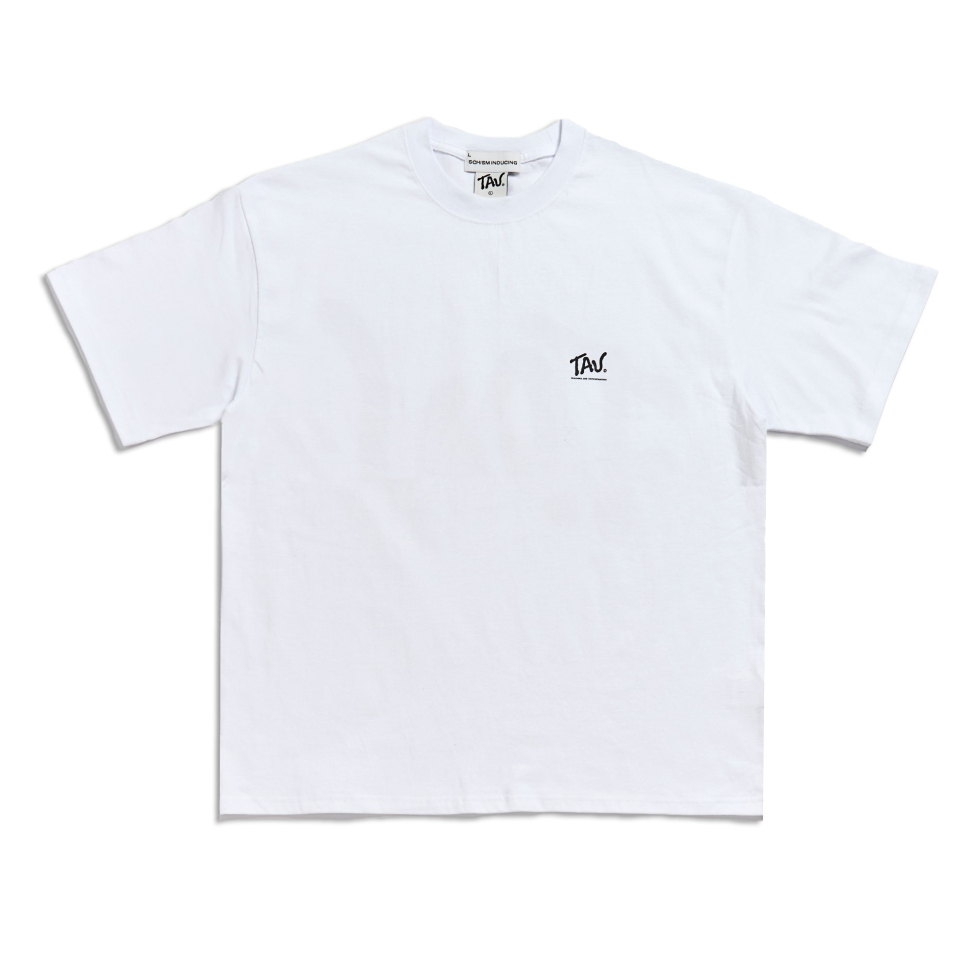 [SCHISM INDUCING] TAU MOTTO T SHIRT /追跡付 MUSINSA | SCHISM INDUCING TAU LOGO T SHIRT_WHITE