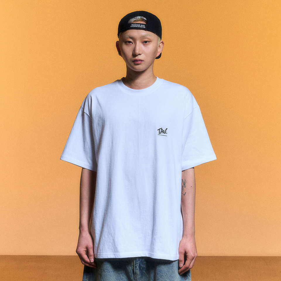 [SCHISM INDUCING] TAU MOTTO T SHIRT /追跡付 MUSINSA | SCHISM INDUCING TAU LOGO T SHIRT_WHITE
