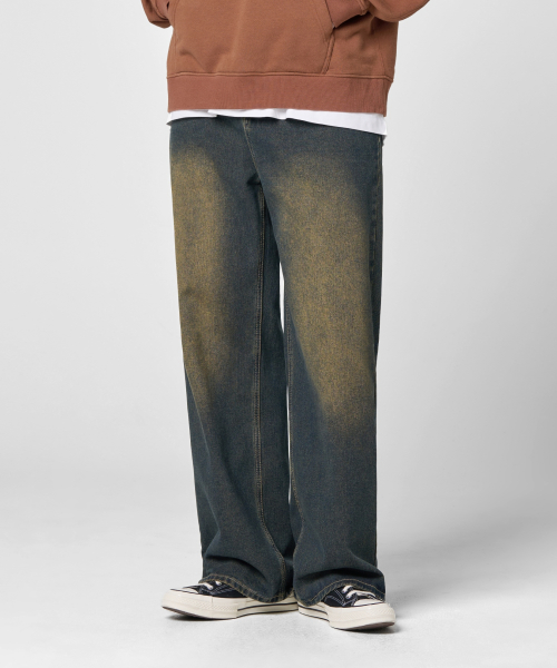WIDE WASHING DENIM PANTS [VINTAGE]