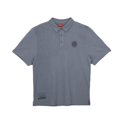 CYCLING HALF SLEEVE COLLARED T-SHIRT (DARK SKYBLUE)