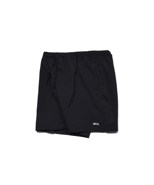 Нейлоновые пляжные шорты до колена Black