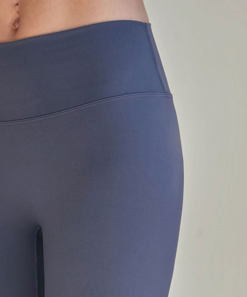 Женские леггинсы 7/8 для йоги и пилатеса DEVI-B0076-Ash Navy