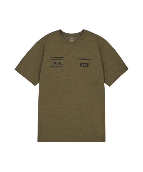 Летняя тканая футболка с коротким рукавом Sorona Khaki