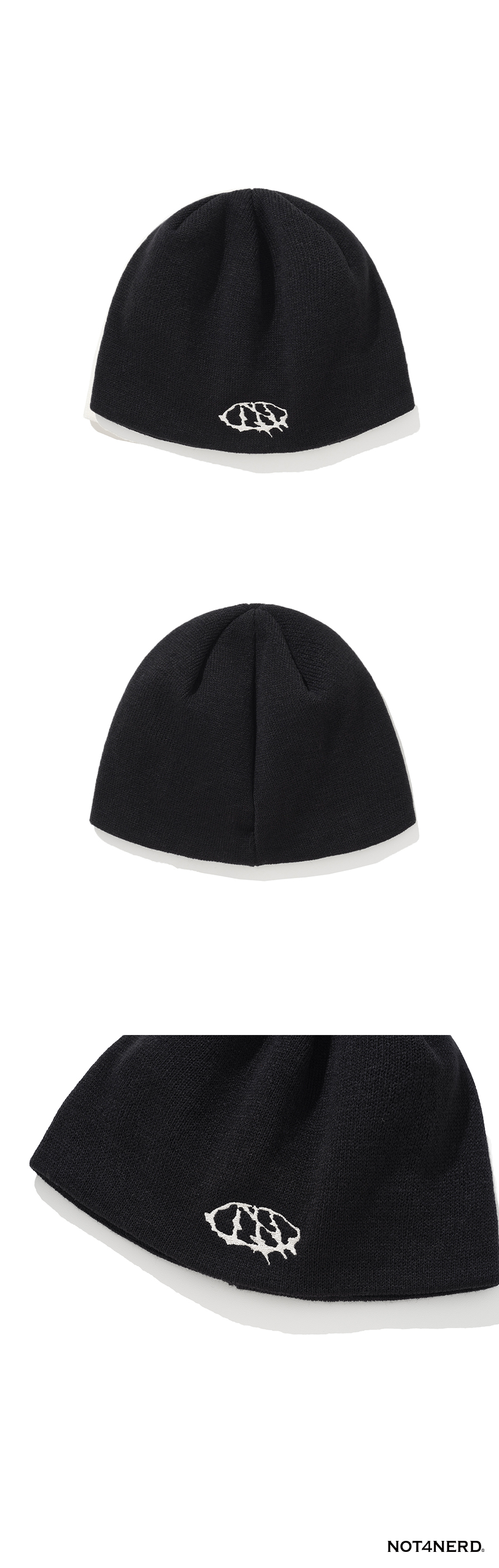 キャップ NOT4NERD Big Symbol Beanie Beige BN010BG MUSINSA | NOT4NERD Symbol Beanie - Brown