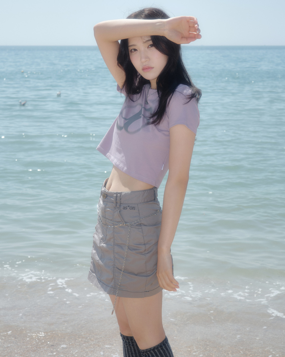 ★ason★ HOLIDAY CROPPED TSHIRT PALEPURPLE P0000BSO000A MUSINSA | ASON HOLIDAY CROPPED T-SHIRT / PALE-PURPLE