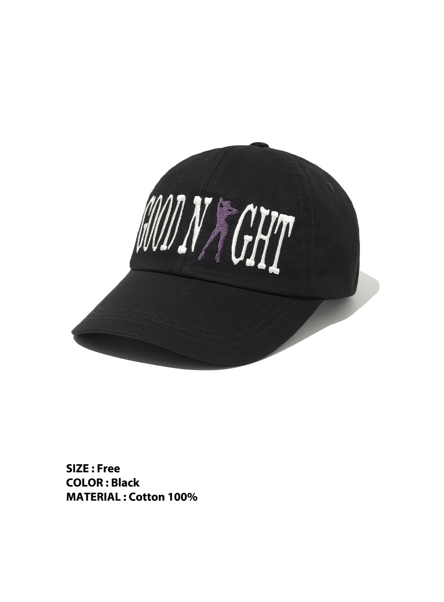 キャップ NOT4NERD Good Night Ball Cap Black CP020BK MUSINSA公式 | NOT4NERD Good Night Ball Cap - Black