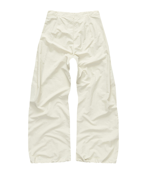 Side Two Tuck Balloon Pants [CREAM]