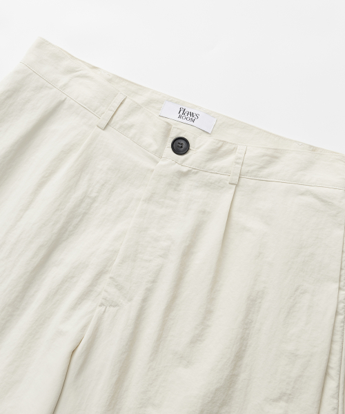 Side Two Tuck Balloon Pants [CREAM]