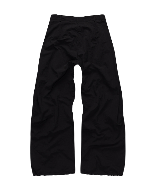 Side Two Tuck Balloon Pants [BLACK]