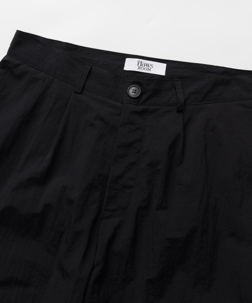 Side Two Tuck Balloon Pants [BLACK]
