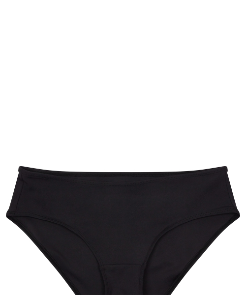 CURVED L WRAP BIKINI SET_BOTTOM(BLACK)