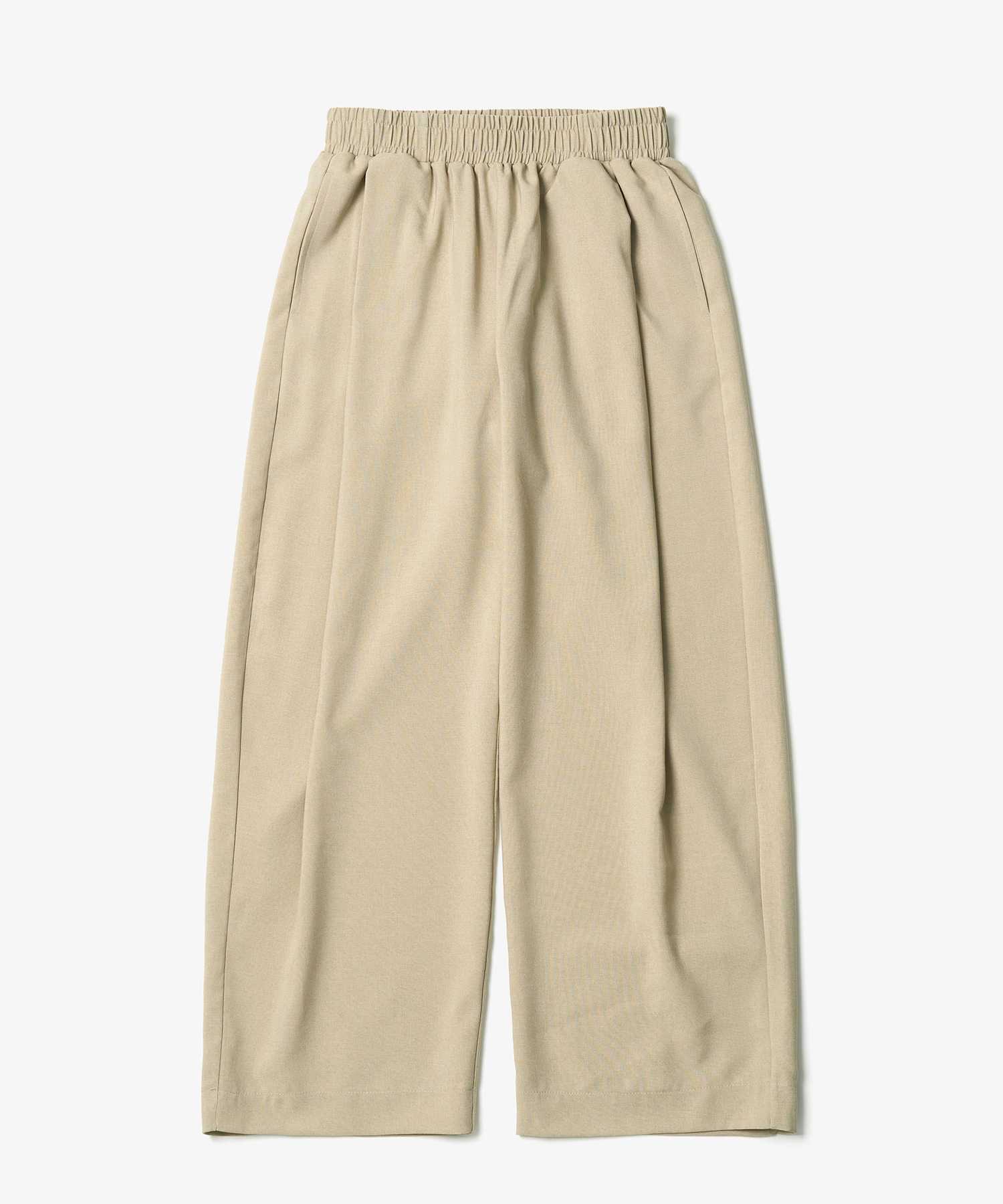 SUMMER NATURAL WIDE BANDING SLACKS (5 COLOURS)