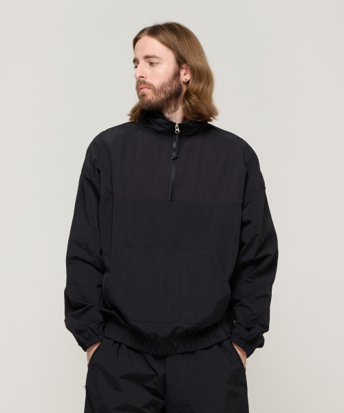 Нейлоновый анорак и брюки Taslan (Black)