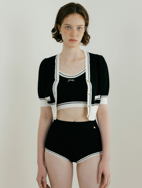 Lovable трикотаж SwimSuit (3piece Set) (black)