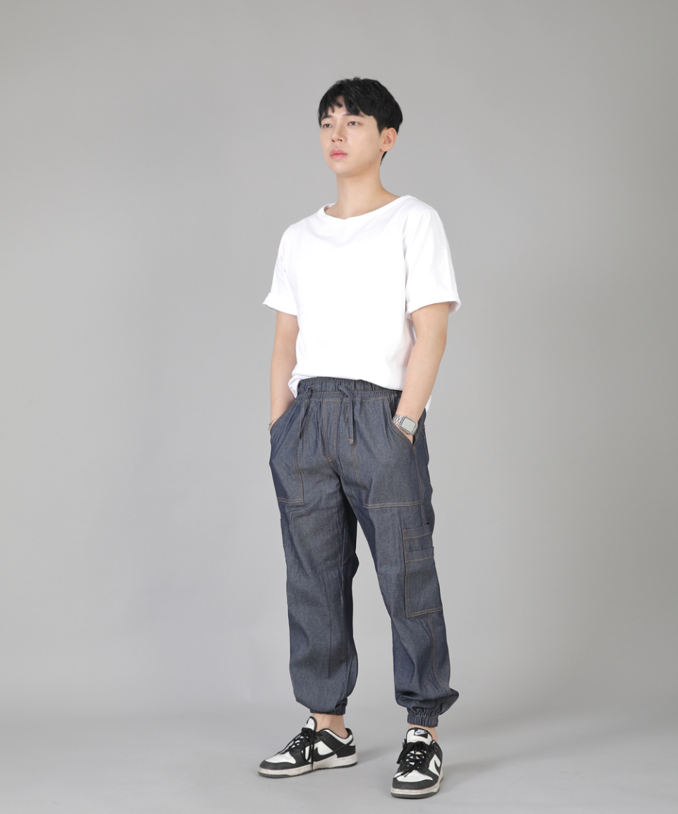 ムラさ氏 Samurai Jeans Samurai Automobile Club Hickory Short Denim
