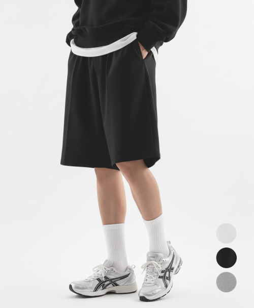 Union one tuck широкий fit шорты