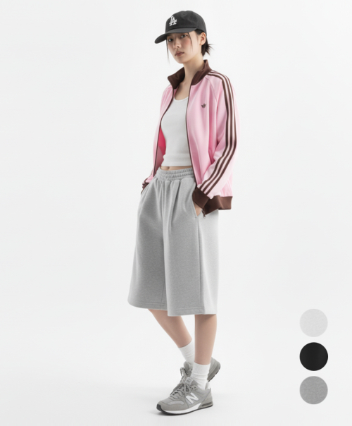 Union one tuck широкий fit шорты