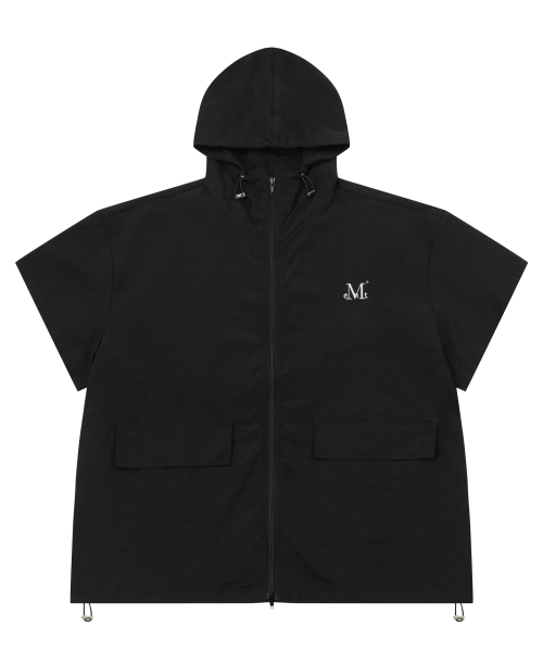 TRACK POLY HALF JACKET (2Color)