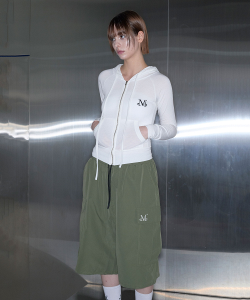 LAUREL BERMUDA POLY HALF PANTS (4 COLOR)