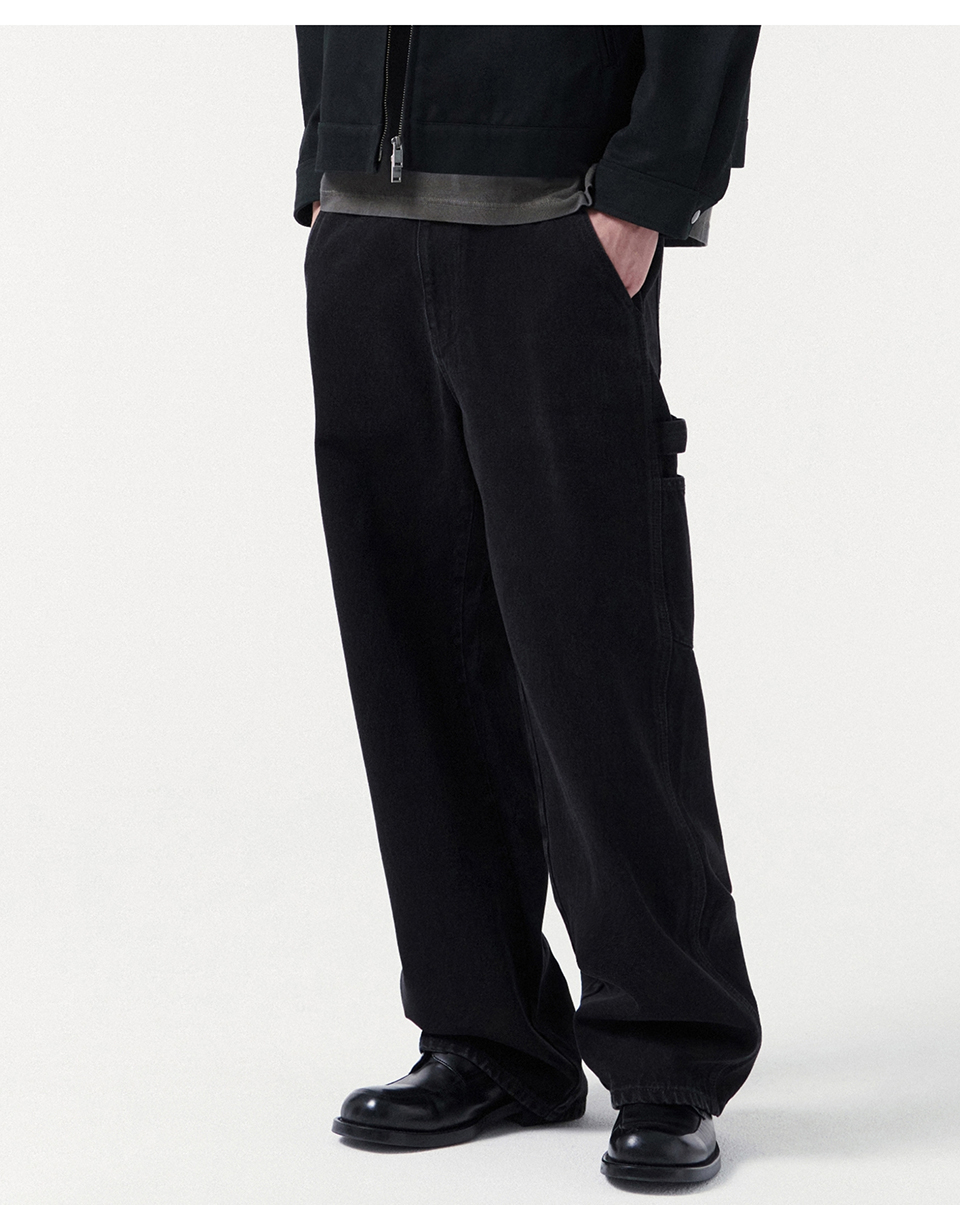 MUSINSA | MUSINSA STANDARD Denim Wide Carpenter Pants
