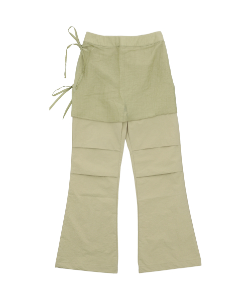 W RIVER SKIRT PANTS [2 COLOR]