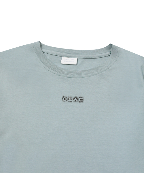 CUTTING PRINTING PATCH LONG SLEEVES_BLUE