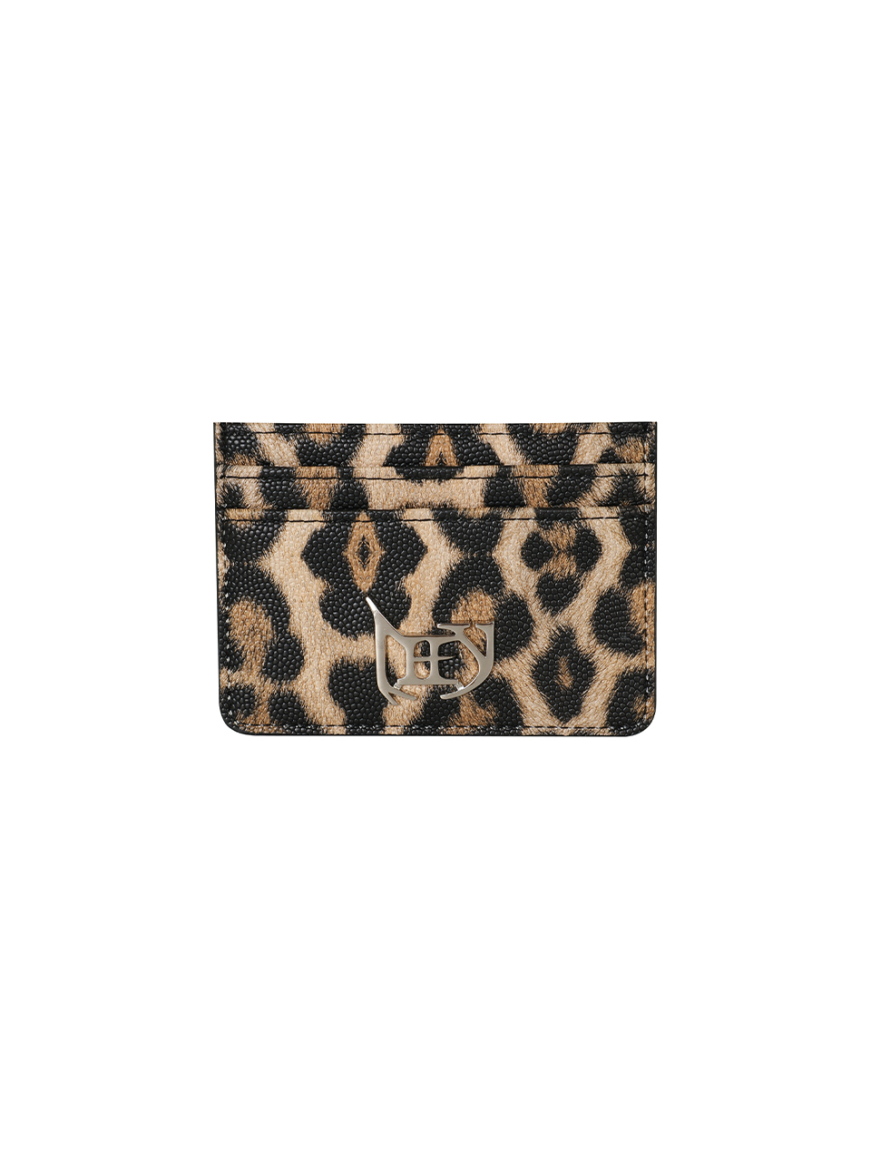 METAL LOGO CARD HOLDER LEOPARD 상세 이미지 1