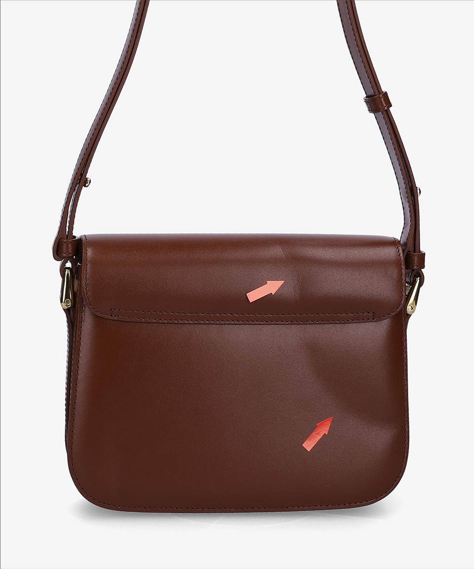 【まとめ買い】 MUSINSA | A.P.C. Small Grace Crossback - Brown / PXBMWF61413CAD バッグ