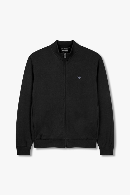 Мужской зип-худи с вышивкой Eagle Logo Black 0814138004