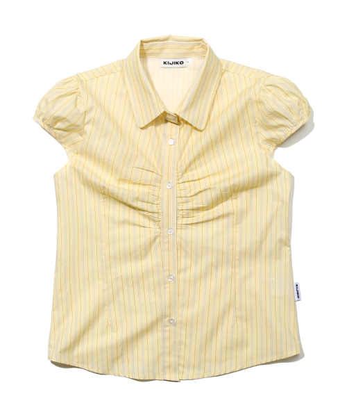 Cap Sleeve Shirt Yellow