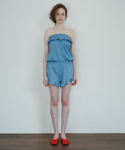 WASHING PLAY JUMPSUIT, BLUE