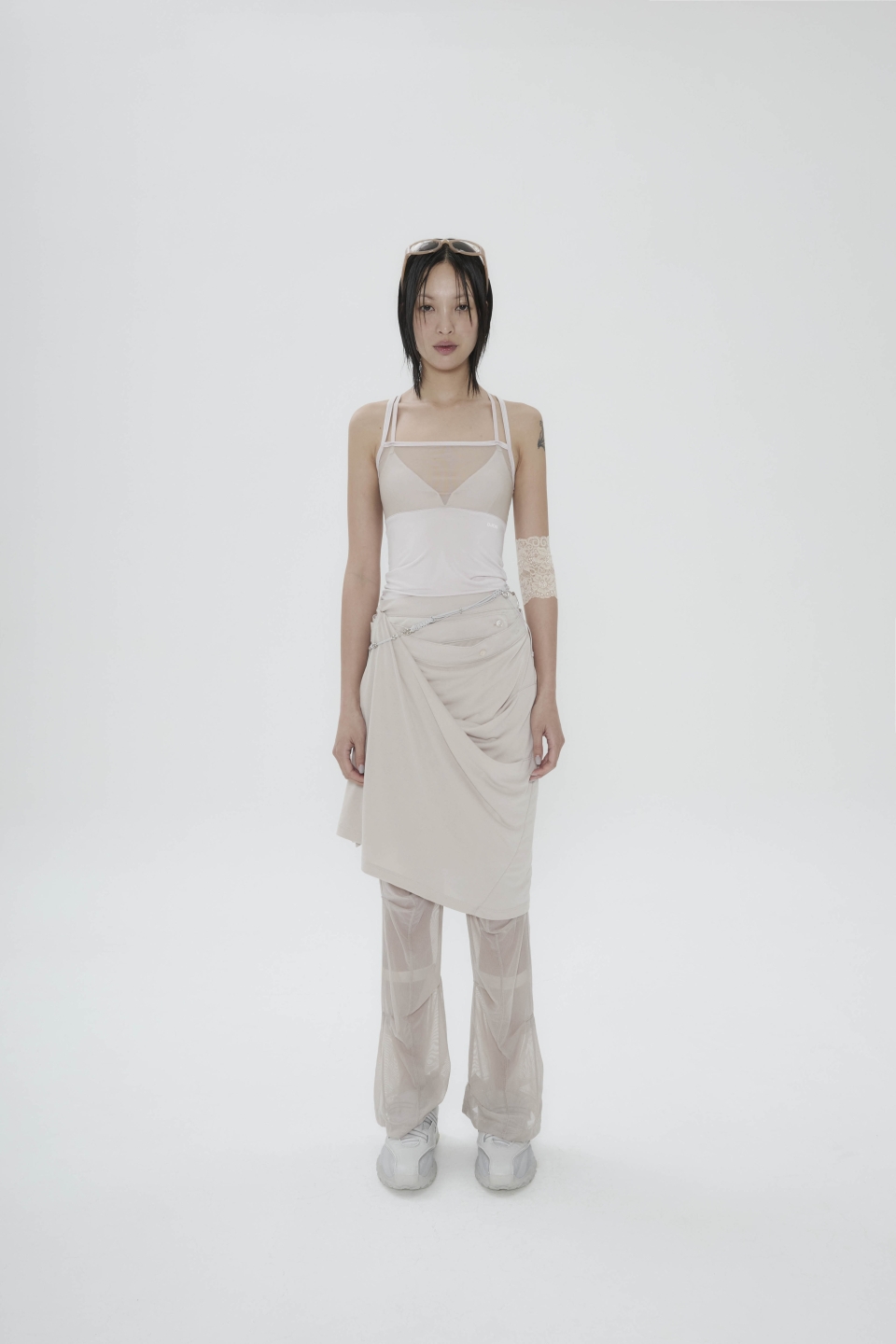 오호스(OJOS) Jersey Drape Wrap Skirt / Beige - 사이즈 & 후기 오호스(OJOS) Jersey Drape Wrap Skirt / Beige - 사이즈 & 후기