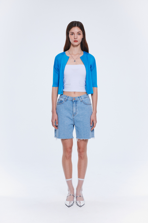 Укороченная куртка на молнии_2colors