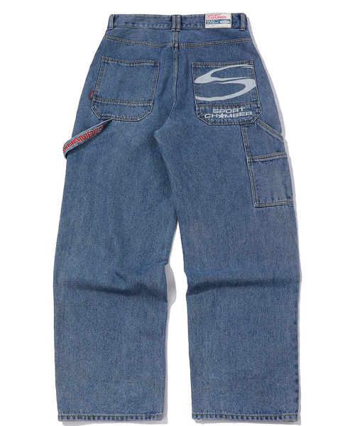 Джинсы карпентер в стиле 90-х SC (Blue)