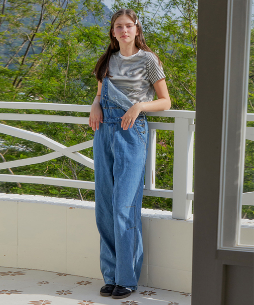 ANC WIDE DENIM OVERALL